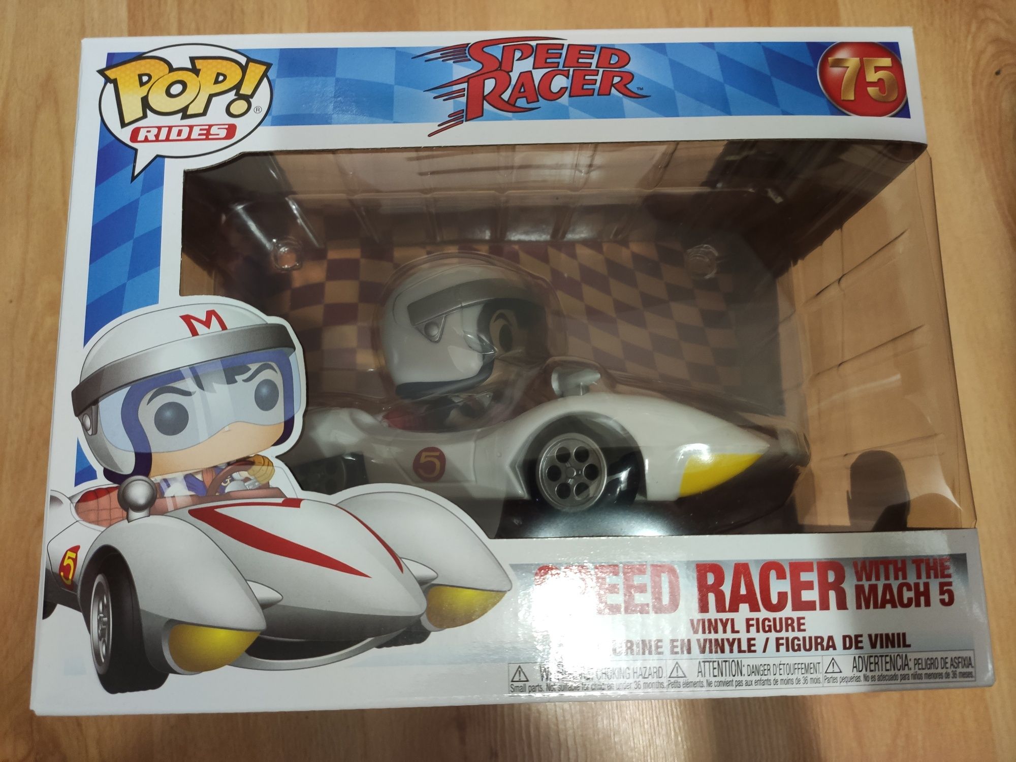 Funko Pop Speed Racer with the Mach 75