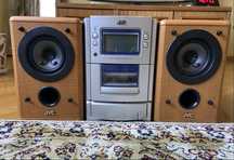 Музичний центр для дисків і касет JVC UX-T55 +2 колонки + пульт