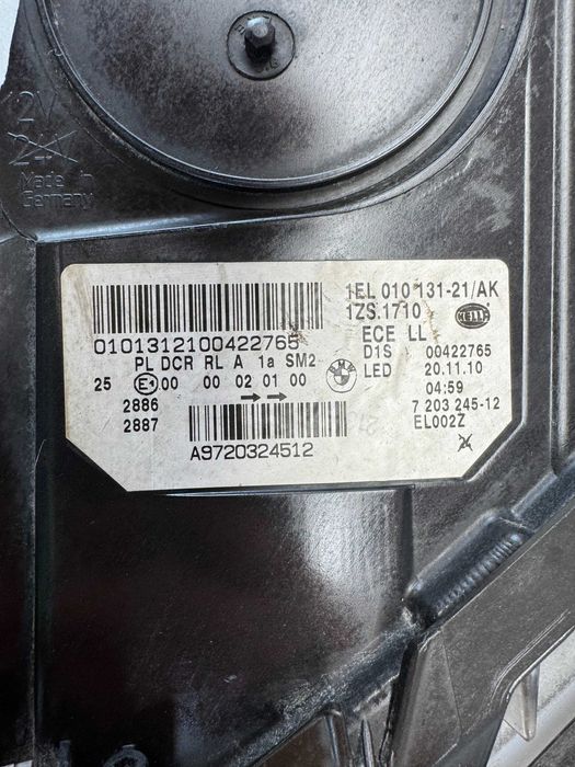 Bmw F10 F11 Lampa Przód Przednia Bi-Xenon Lewa Nowy Klosz IGŁA Europa