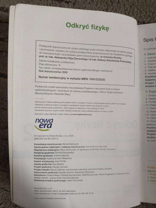 Odkryć fizykę 2, zakres podstawowy