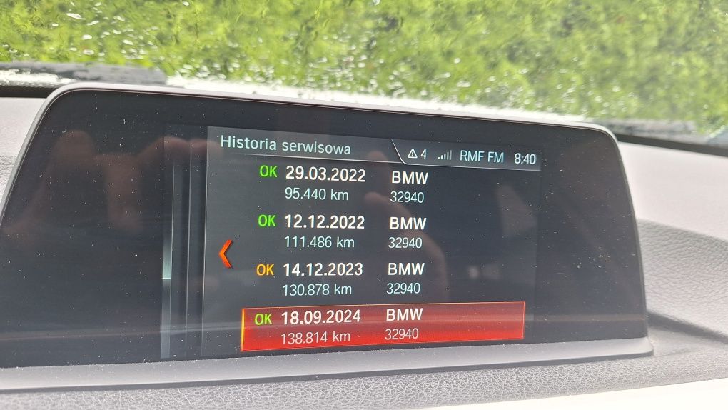 BMW seria 3 , 190km 2018r, 145 tys. km stan perfekcyjny salon Polska