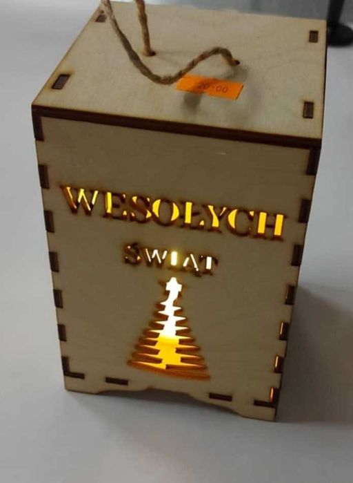 Lampion Latarenka Adwent Choinka roraty święta świecznik 14,2x9,7x9,7