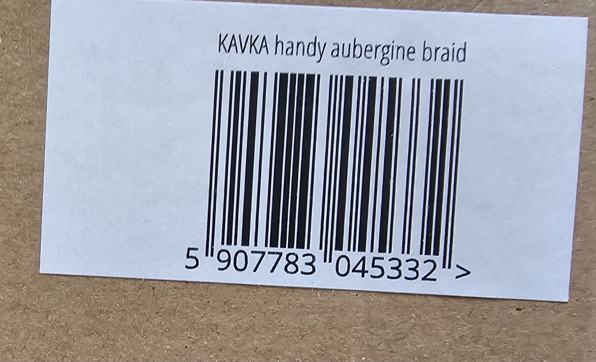 Kavka handy aubergine braid nowa PROMOCJA