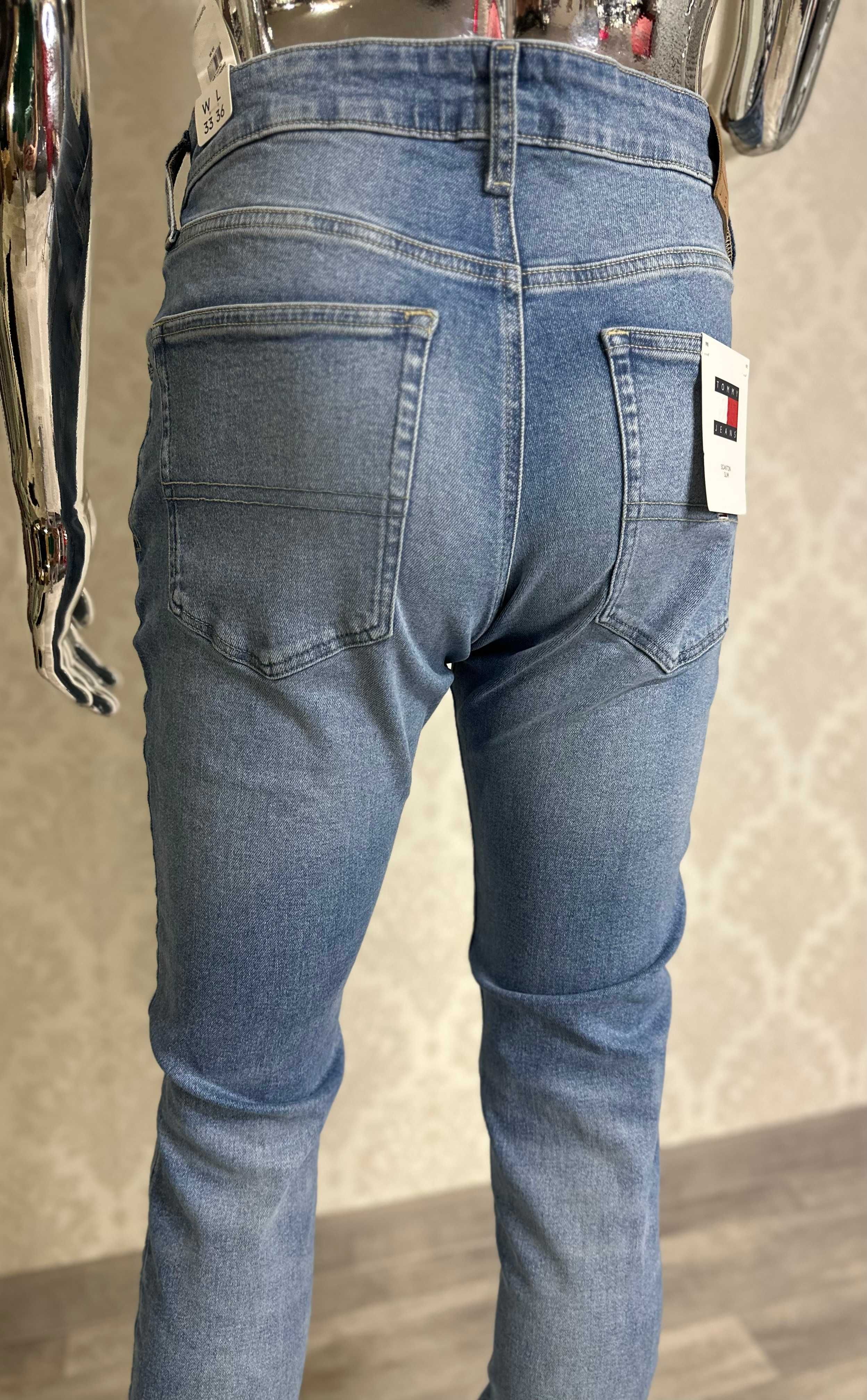 Spodnie Jeans Scanton Slim Męskie Tommy Hilfiger rozmiar. W33 / L36