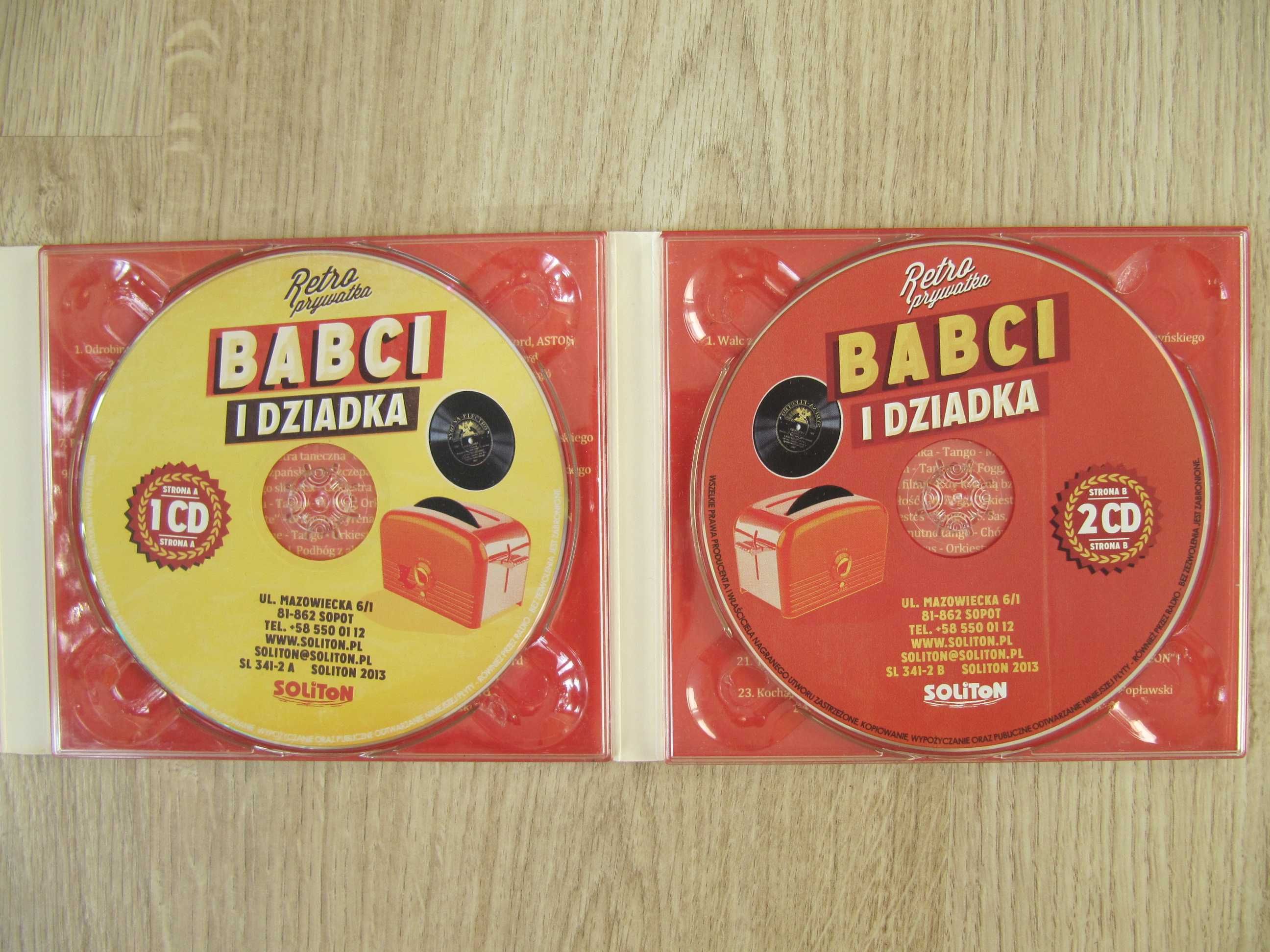 Sprzedam „Retro prywatka Babci i Dziadka”, nowe 2 x CD, Mokotów