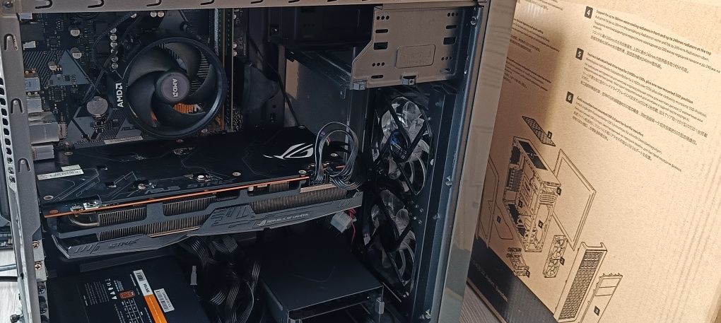 Wydajny PC Rzyen 5 5600X 4600mhz,16gb ddr4,Asus Strix RX 5700 XT 8gb