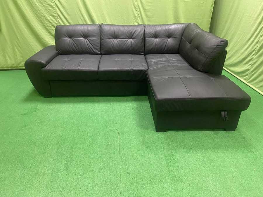 Кутовий диван. Розкладний куток. Диван з Німеччини. Шкіряний.