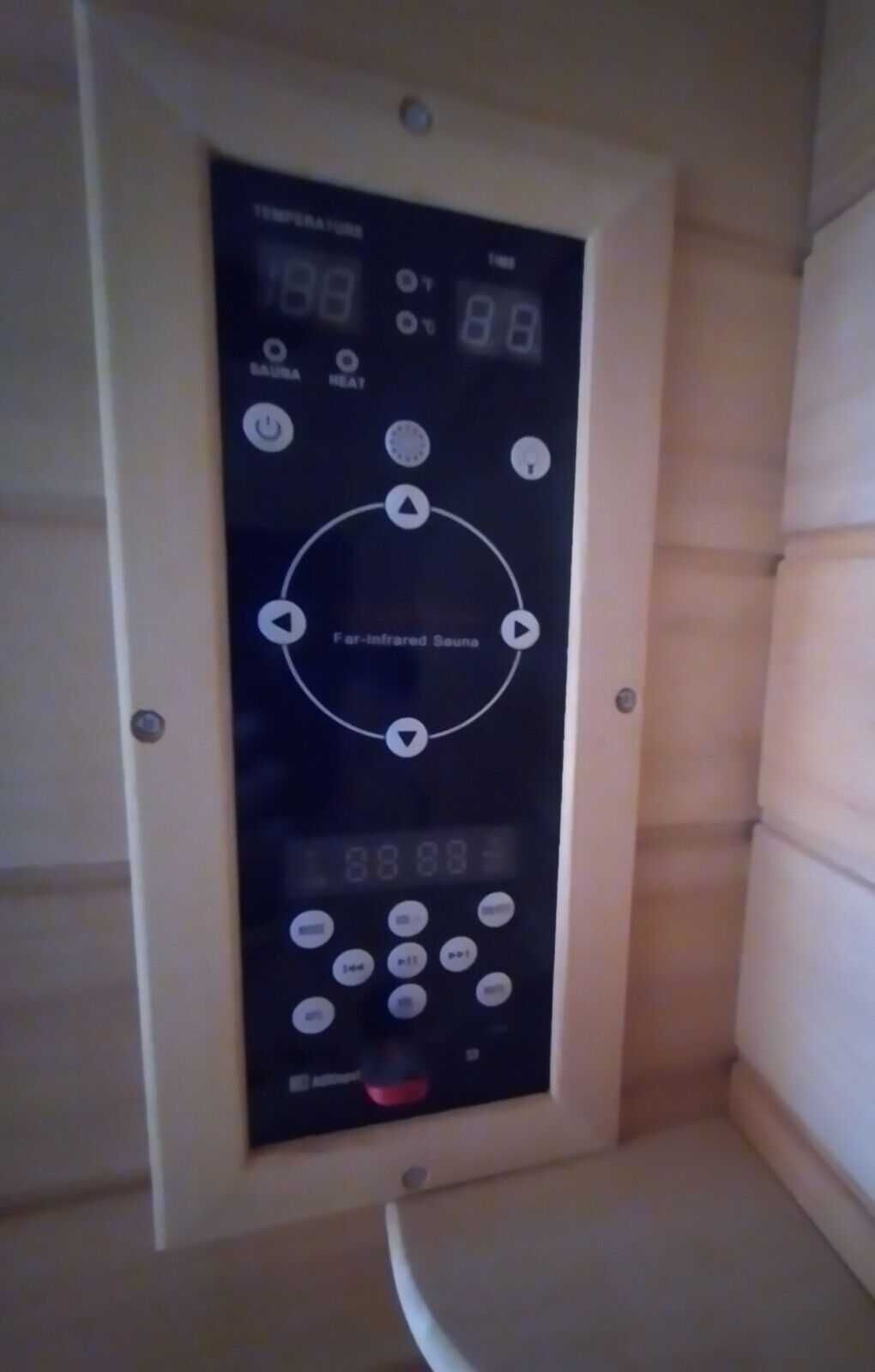 Sauna na podczerwień kabina sucha Infrared Radio LED LCD USB