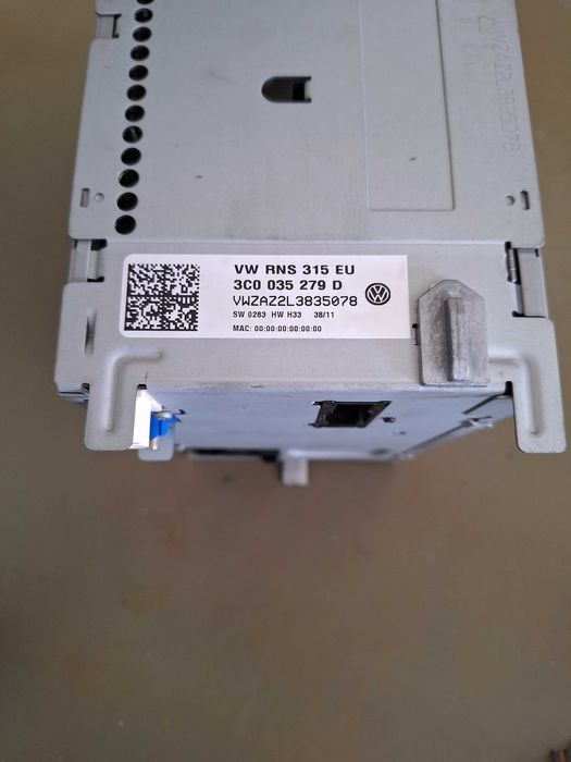 radio cd mp3 vw touran golf jetta 3C0035.279D BRAK KODU