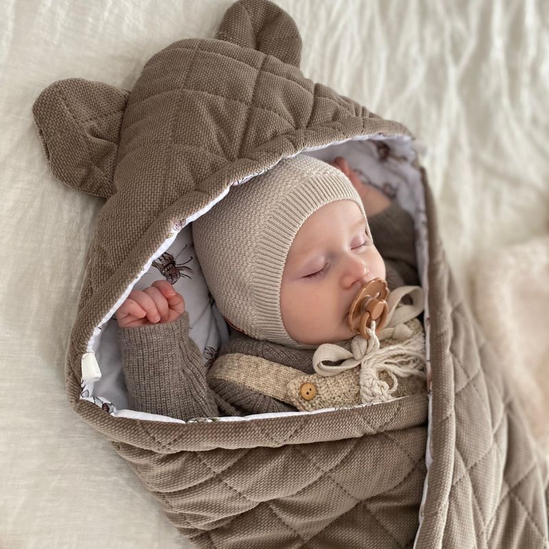 Kocyk do fotelika Natura Gray - Baby Steps