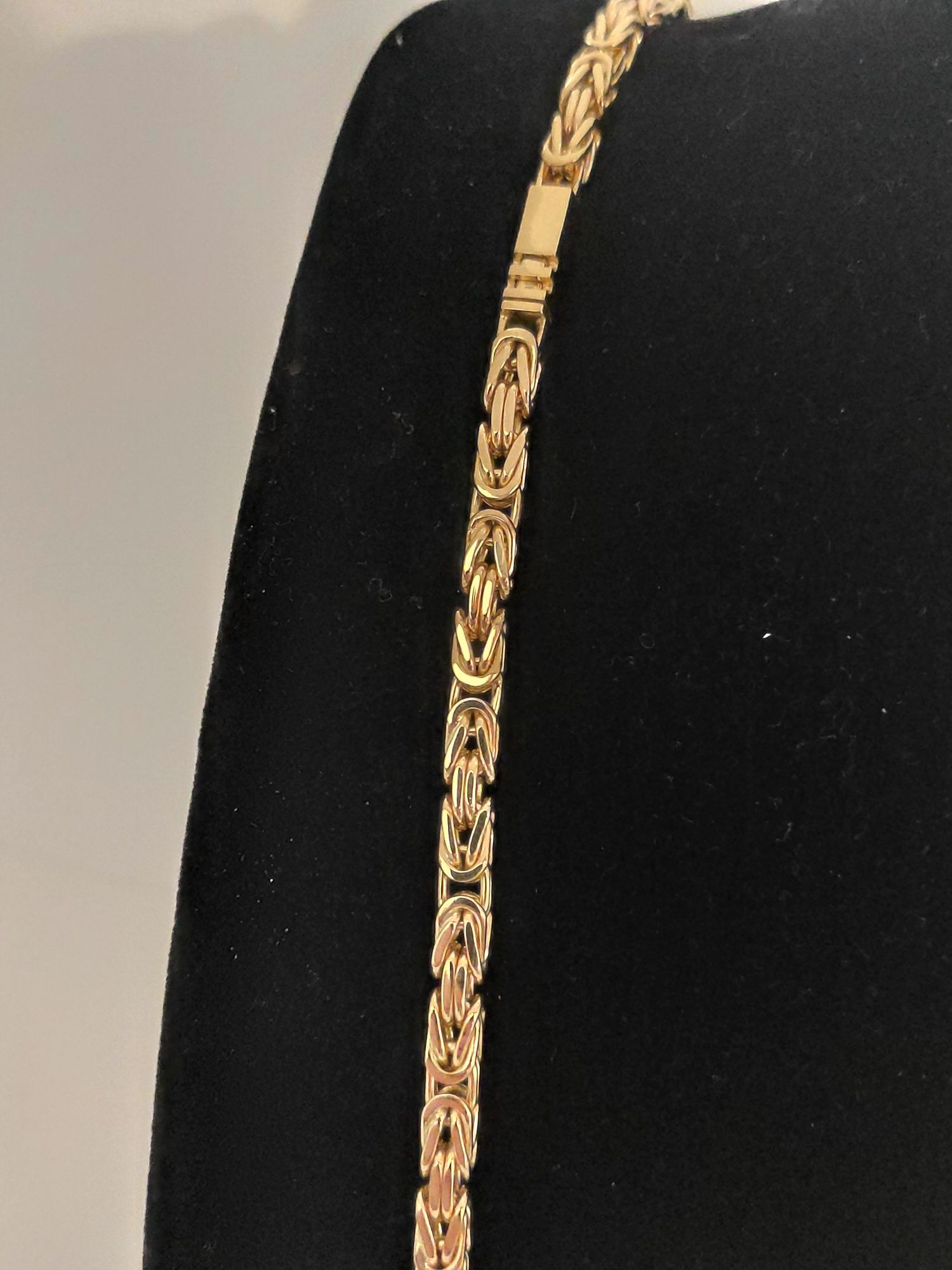 Złoty łańcuszek splot Królewski 585 NOWY 60 cm  77 g