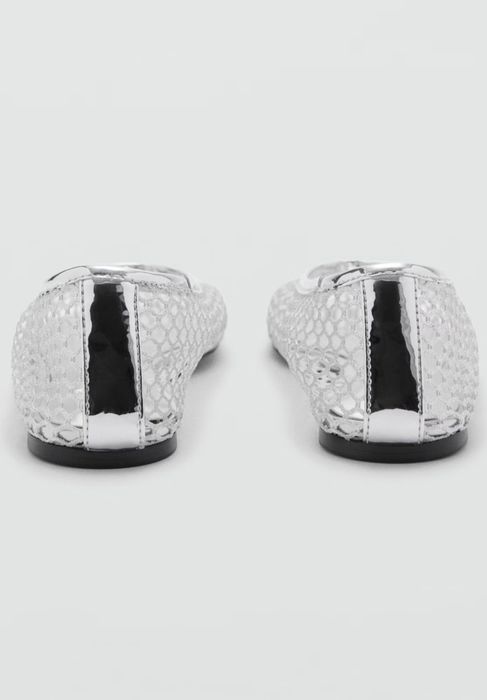 Взуття mango 42. Срібна сіточка