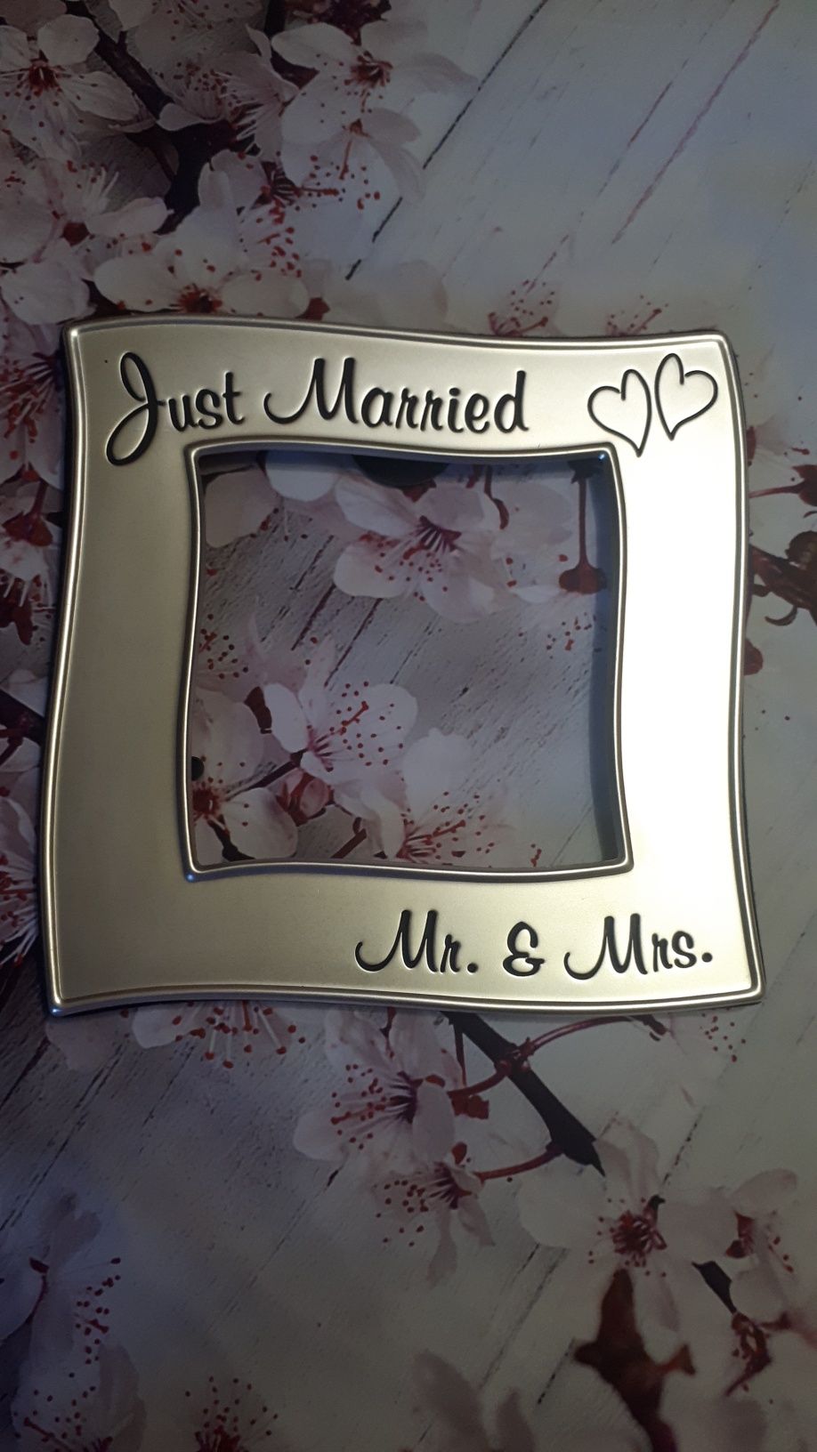 Рамка для фотографий "Just Married" 12×12