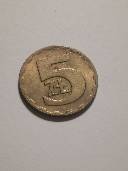 moneta z PRL 5 zł z 1976, B. Z. M.