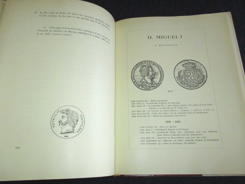 Livro das Moedas de Portugal Ferraro Vaz 2 volumes 1ª edição