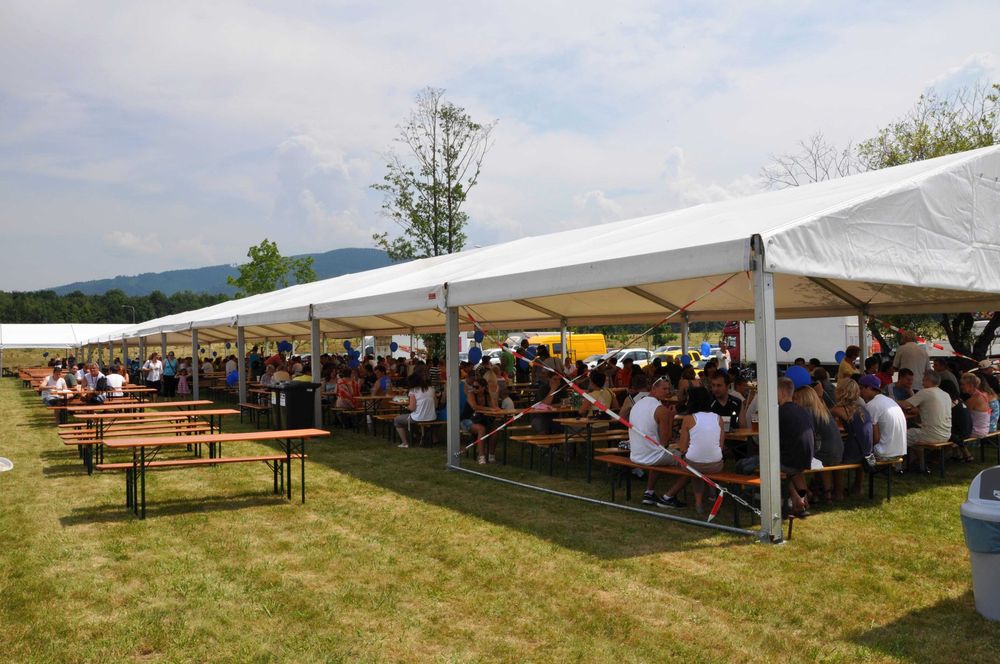 Hala namiotowa 10x25m, Pol-Plan, hala imprezova, hala magazynowa