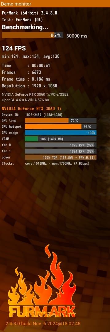 RTX 3060Ti karta graficzna użytkowana rok