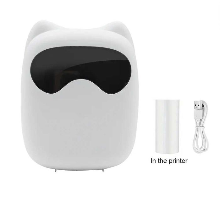 Дитячий термопринтер міні принтер для дітей безпроводний з підсвіткою