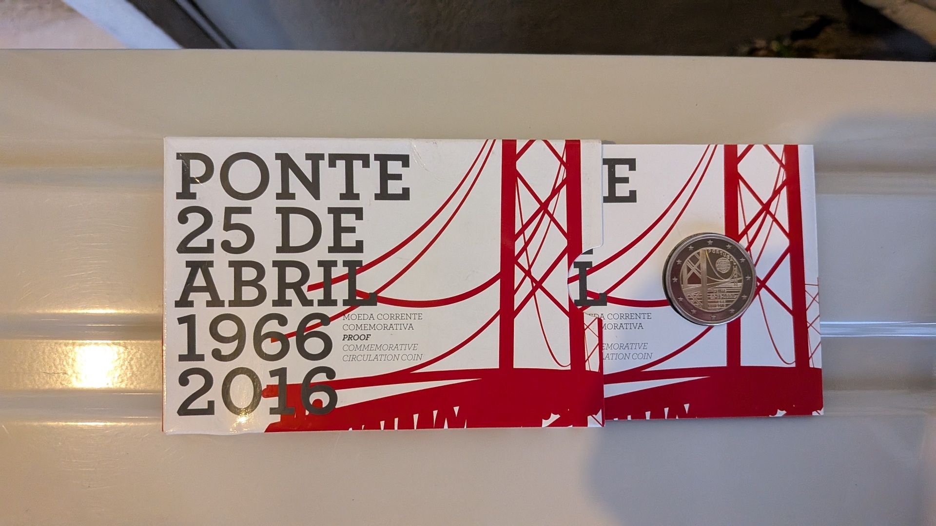 Moeda 2€ Ponte 25 Abril