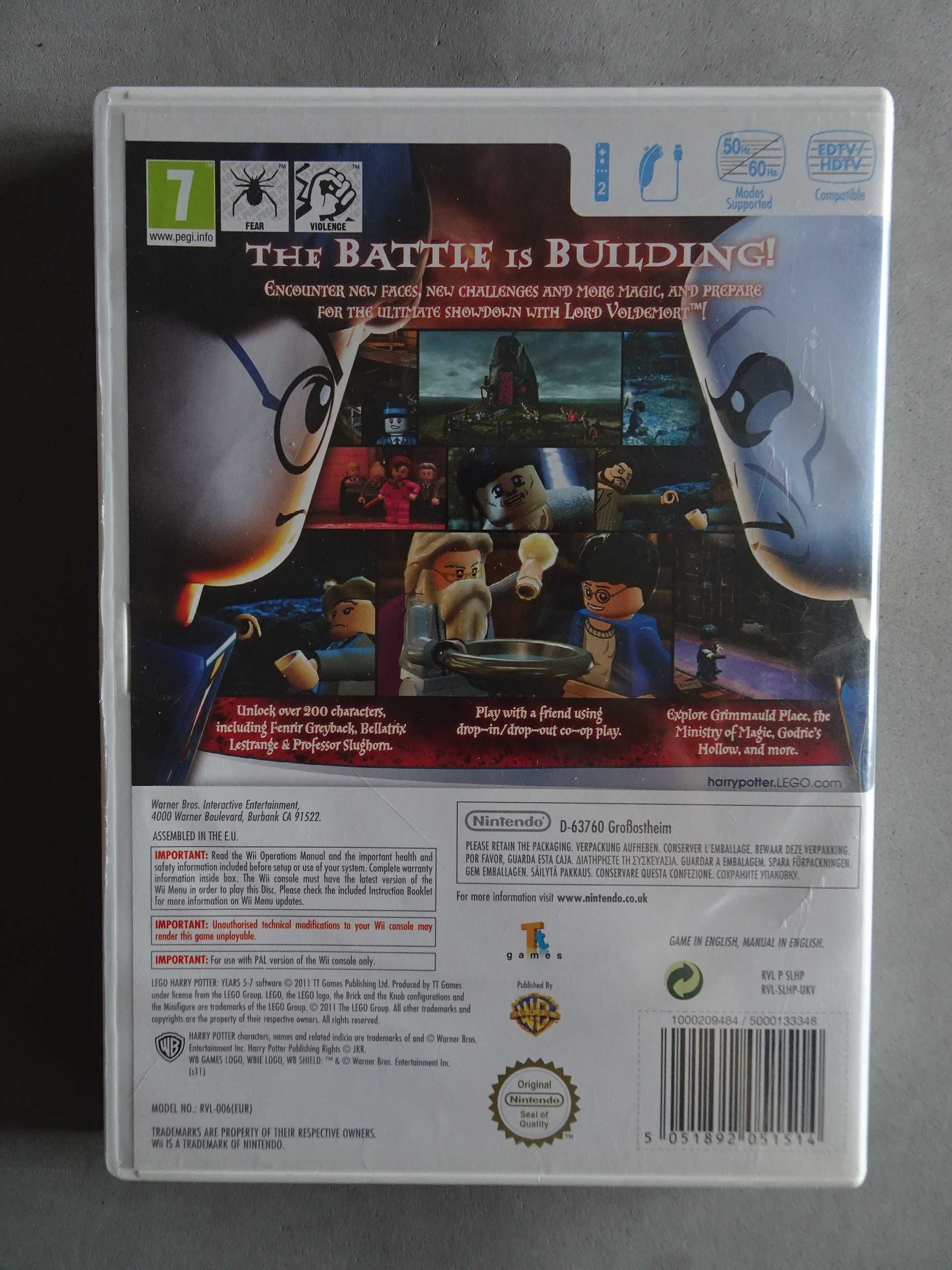Jogo WII - Lego Harry Potter