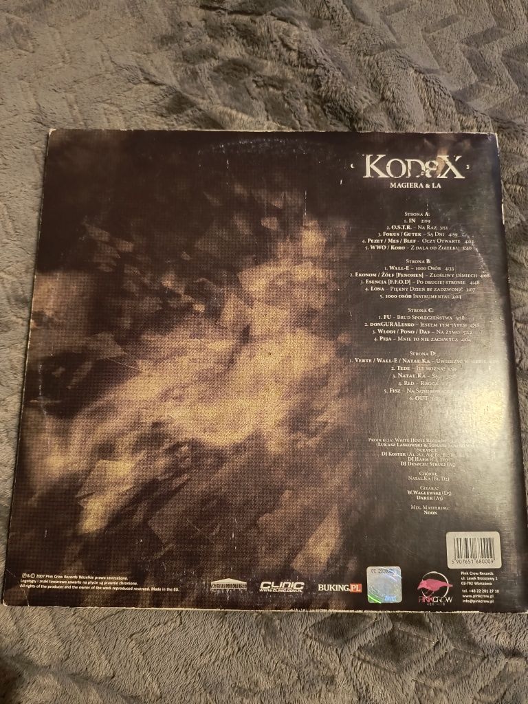 White House - Kodex I pierwsze wydanie 2007r. 2LP