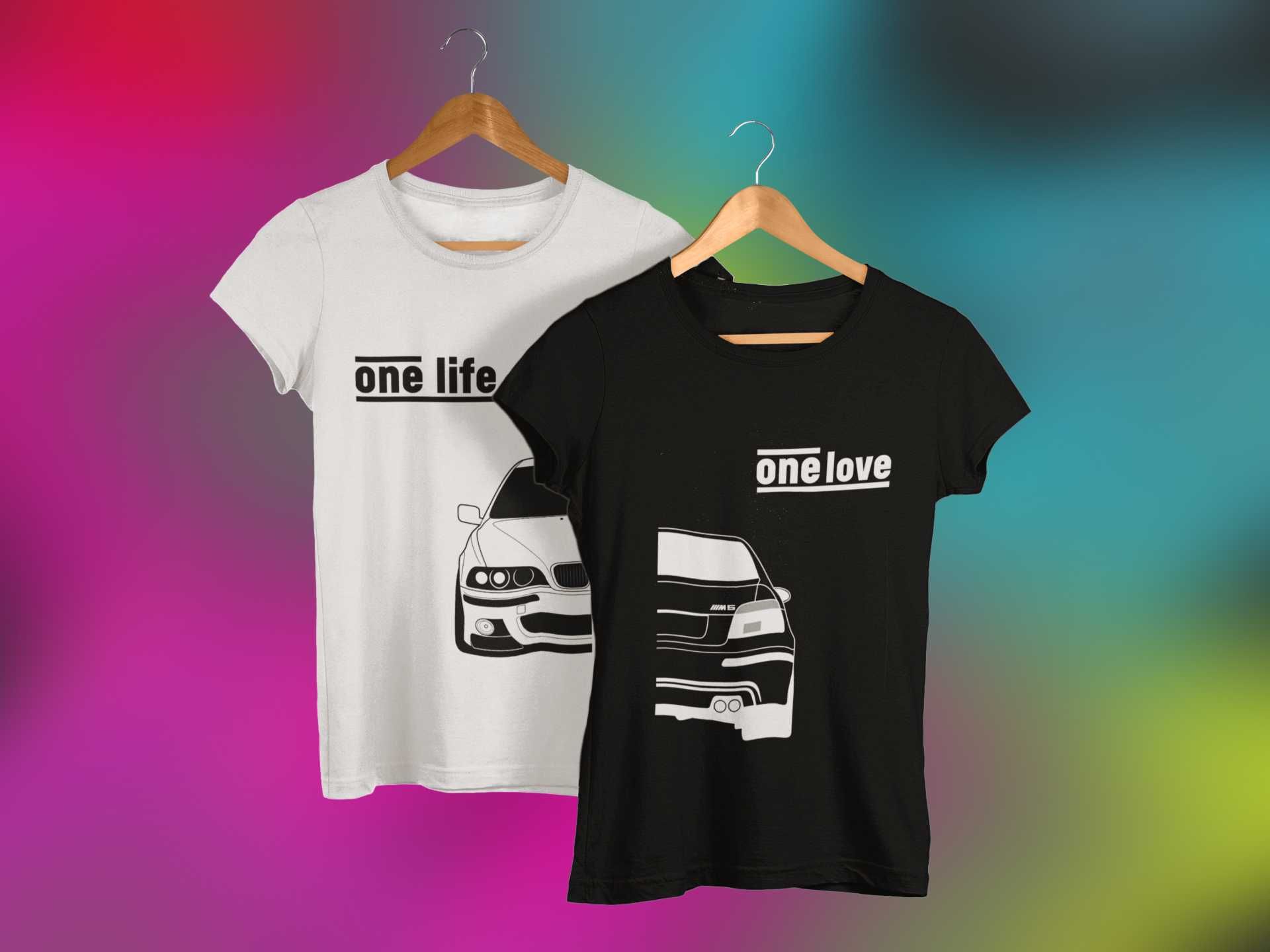 T-shirt BMW E39 M5 "One life One love"