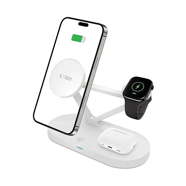 Ładowarka bezprzewodowa Tech-Protect QI15W-A41/3w1 z MagSafe do urządz