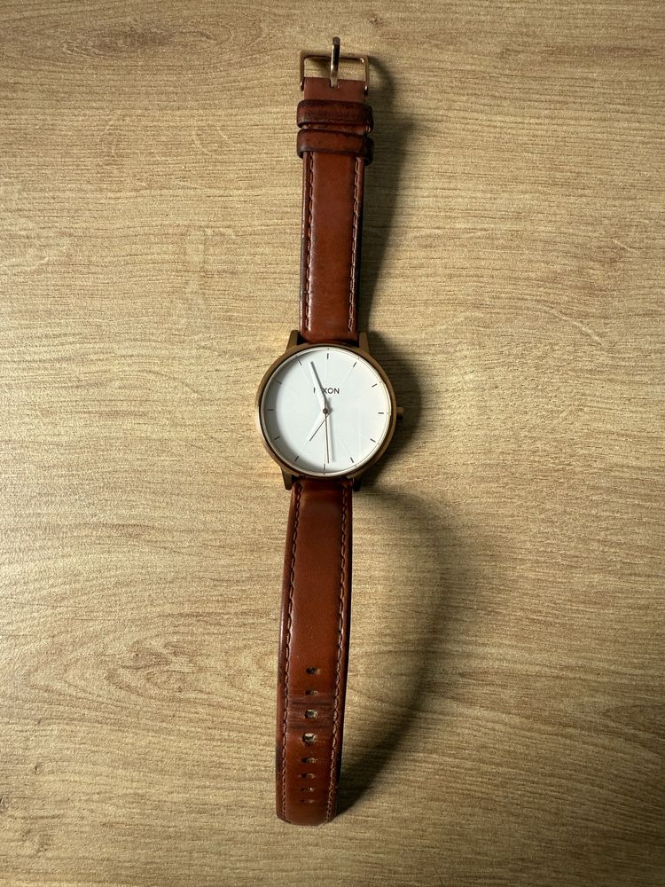 zegarek damski Nixon Kensington Leather rose gold