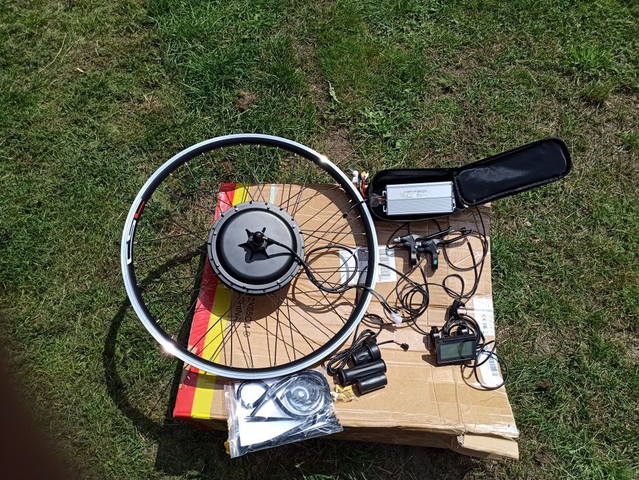 Zestaw do konwersji do roweru 1500w 48v z możliwośćą montażu