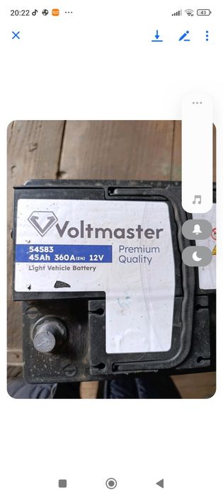 Akumulator samochodowy 12v