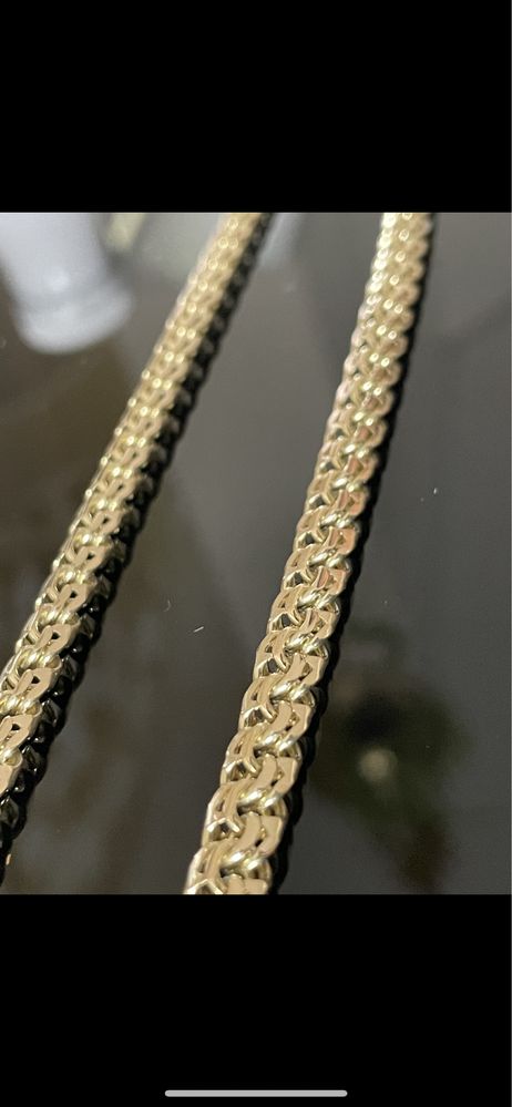 Złoty łancuszek galibardi 60 cm 46.7 g nowy
