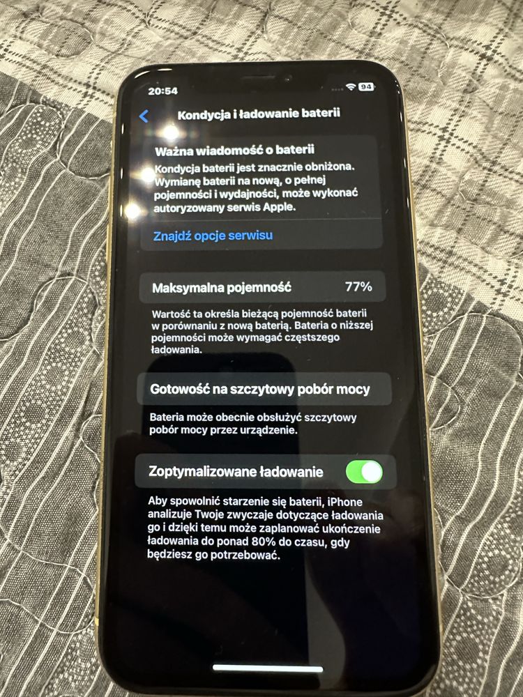 iPhone Xr 64GB żółty, zolty, używany