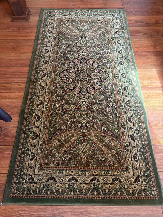 Dywan chodnik vintage zielony 100x200