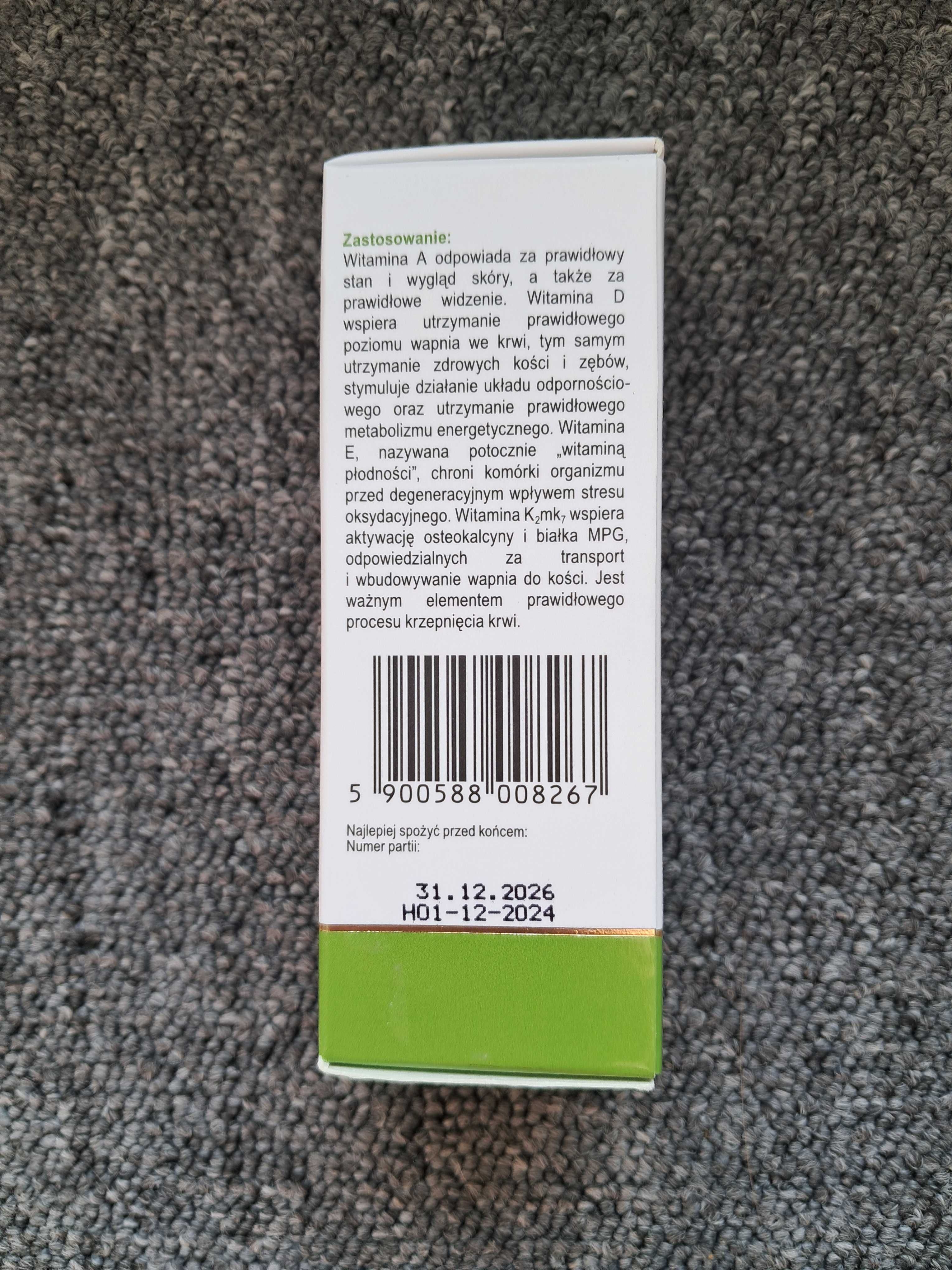 HelioVit Witaminy ADEK krople 20ml Slavito