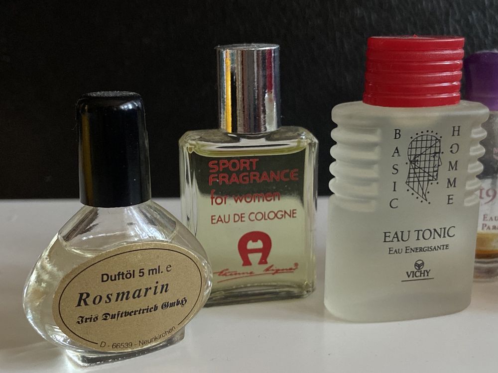 Zestaw perfum, Rosmarin, Jil Sander, Halaton, 1900, Vichy, Aigner 6 sz