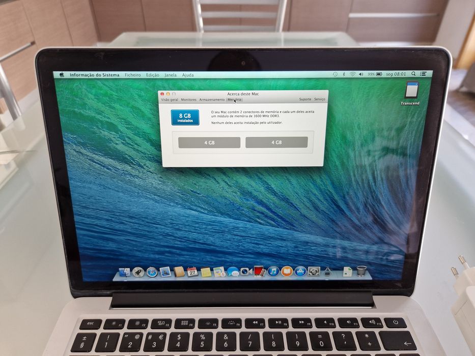 MacBook Pro A1502  Silver Core i5