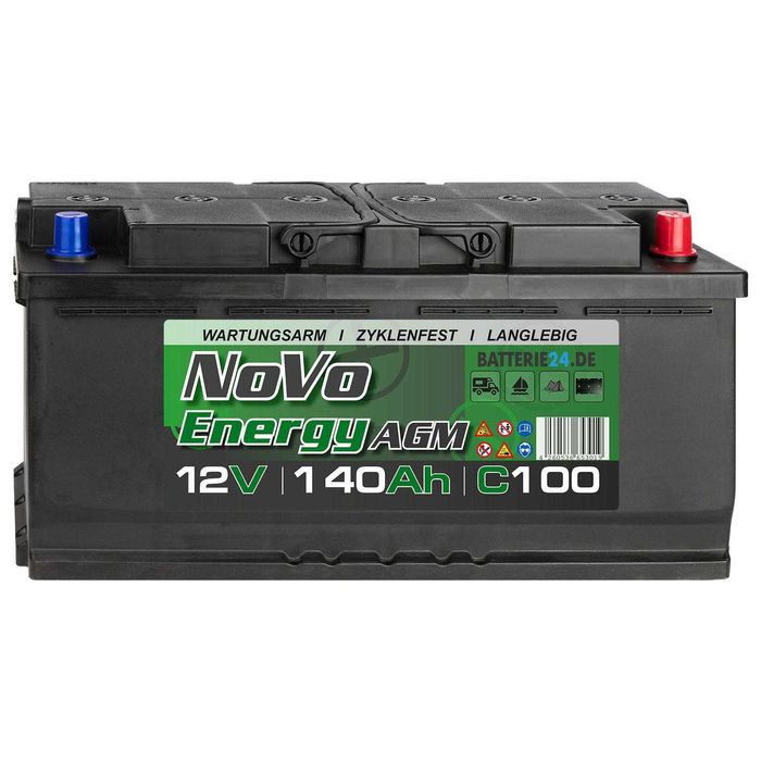 Аккумулятор Гелевый AGM 140Ah Novo Solar Б/У
