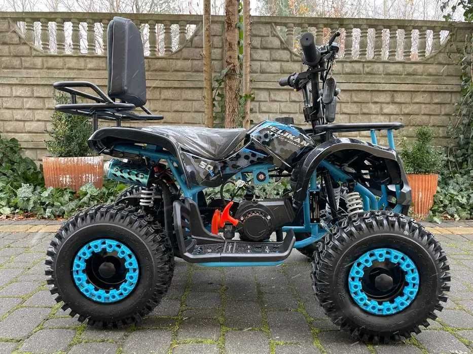 MINI QUAD50 Pelikan Torino Oparcie Kołpaki Ledy Duże Koła Raty dostawa