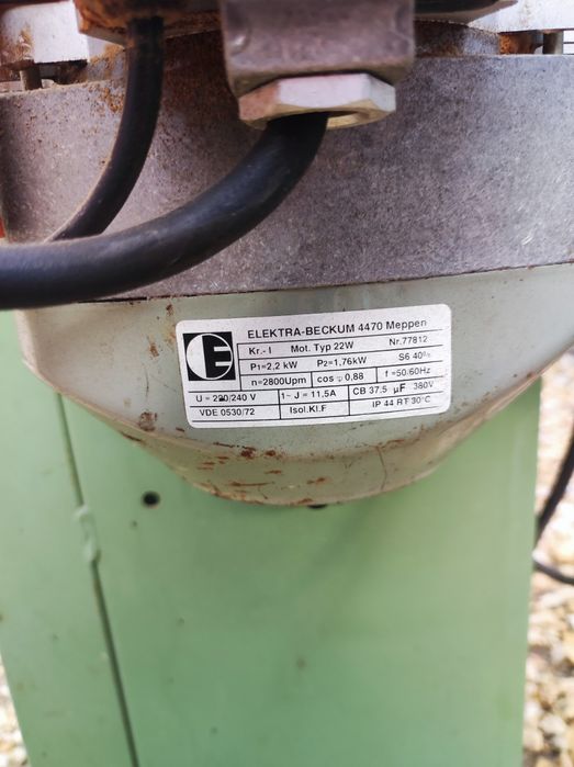 Frezarka dolnowrzecionowa z kompletem frezów Electra Beckum tf-100, 22