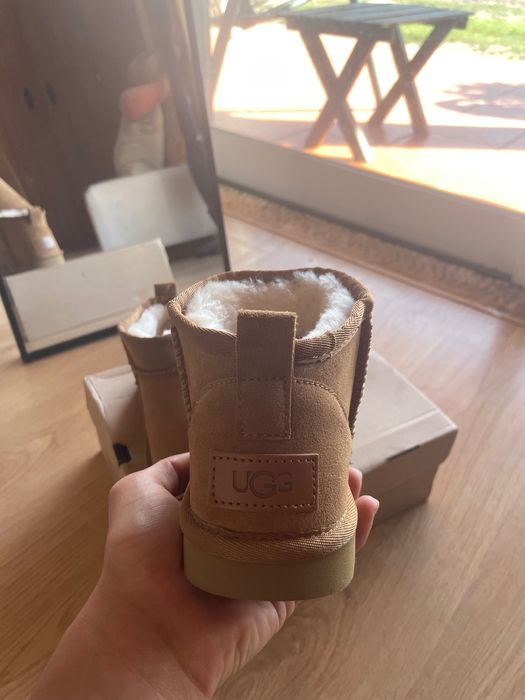 Uggs Botas Castanhas Claras