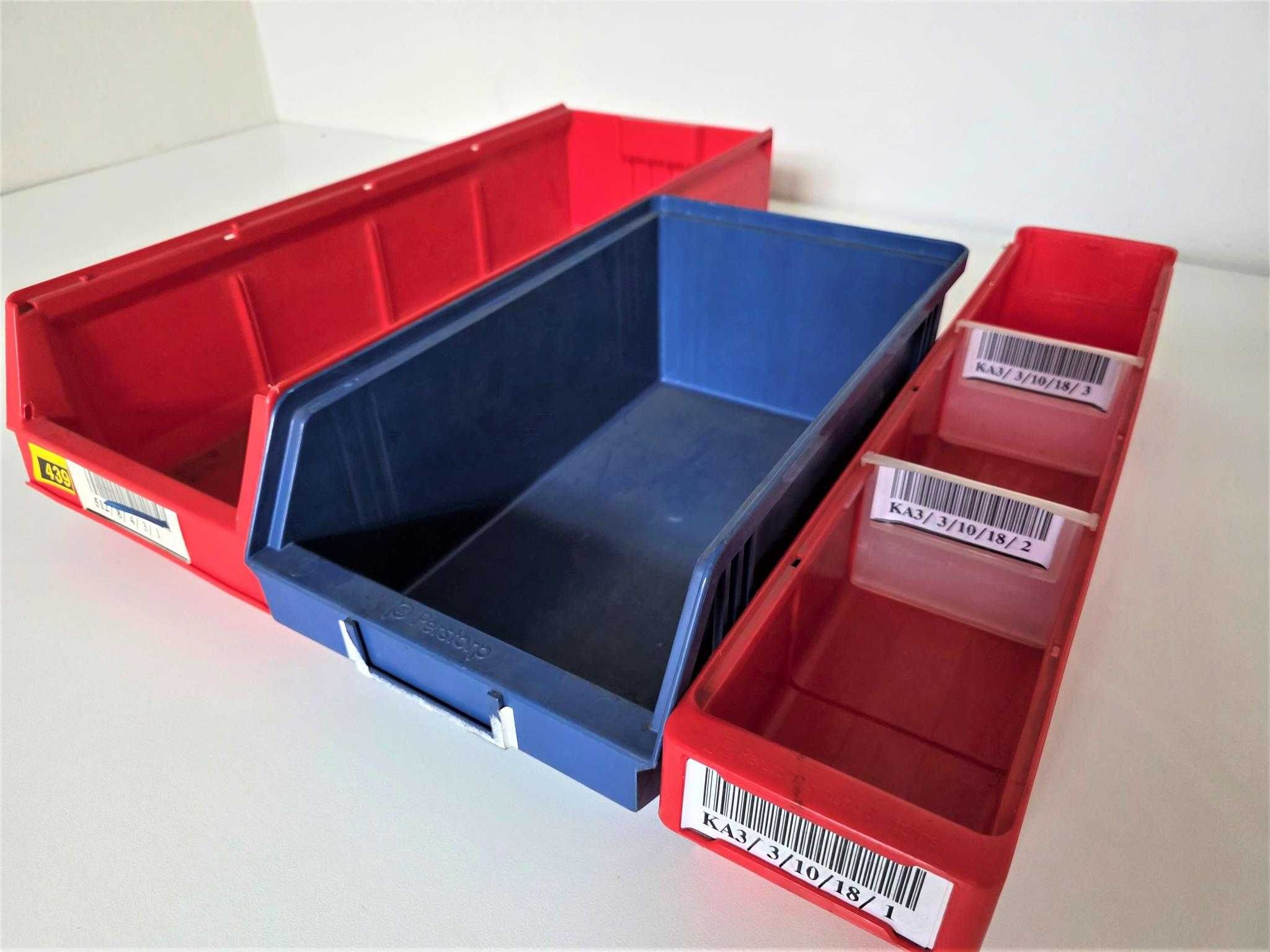 Pojemnik Plastikowy Kuweta 60x10x10cm Skrzynka Kosz Magazyn Warsztat