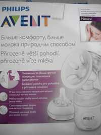 Ручной молокоотсос Philips Avent+ вкладыши для груди Johnson's baby