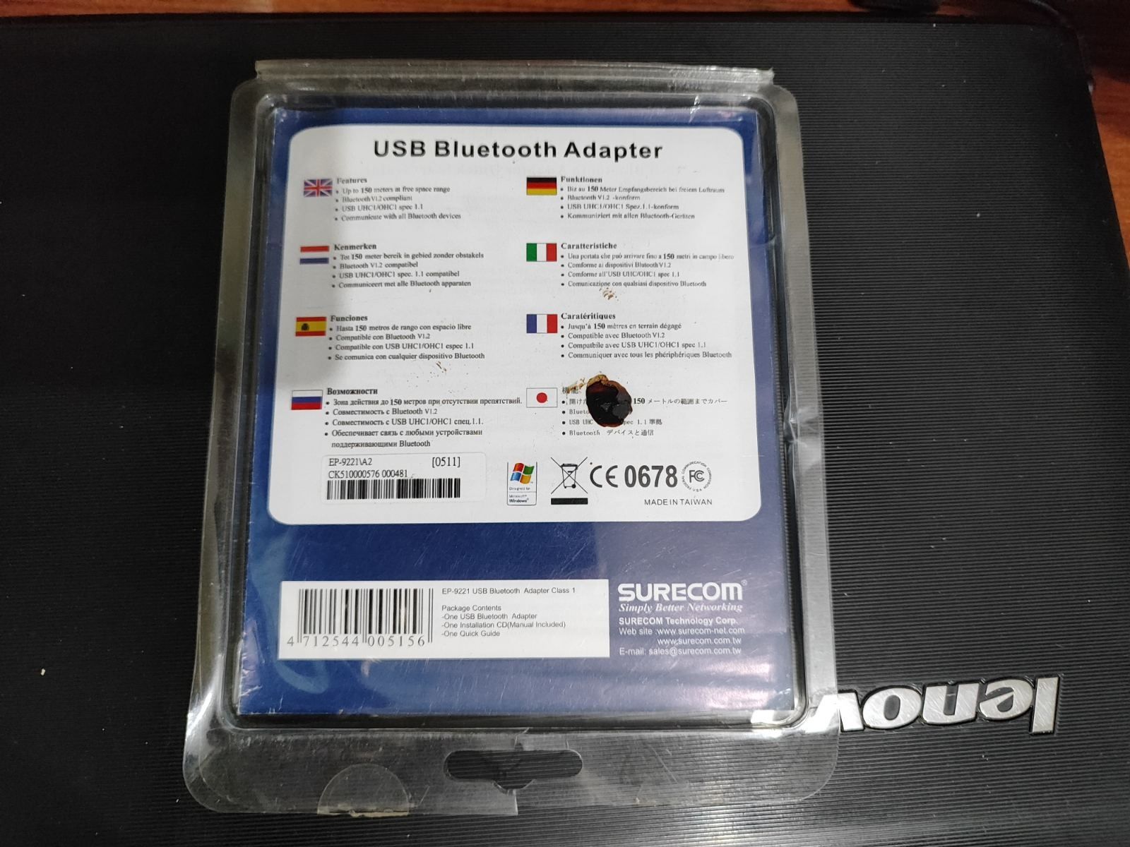 usb bluetooth адаптер ep 9221 surecom