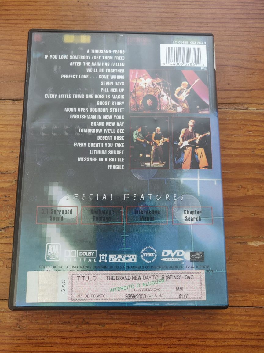 DVD Sting The Brand New Day Tour