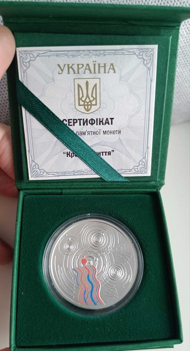 Монета Крапля життя 31.1г срібло