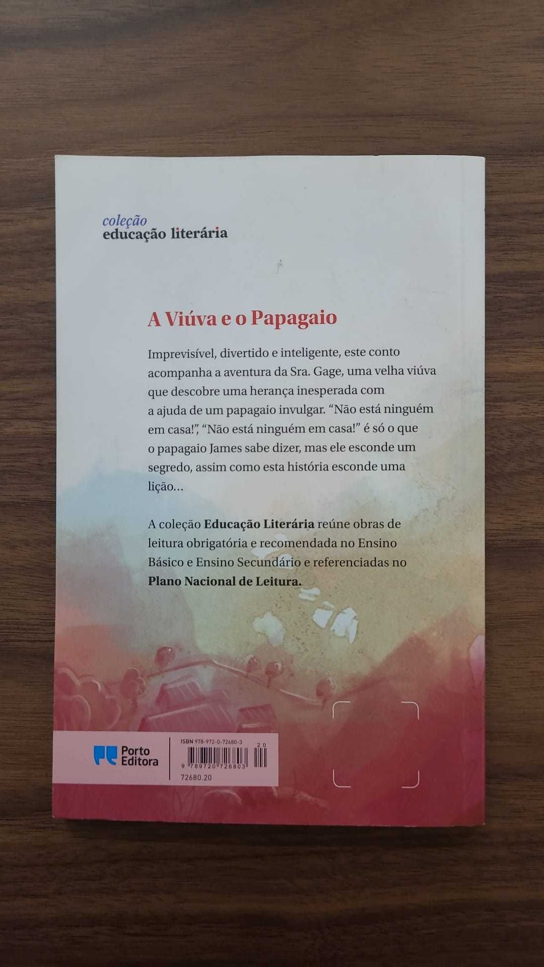 Livro A Viúva e o Papagaio (Leitura obrigatória 5 ano)