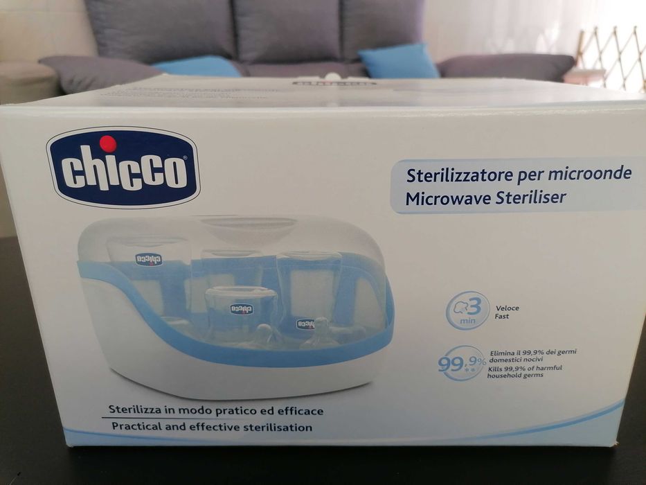 Esterilizador Biberões Chicco Microondas