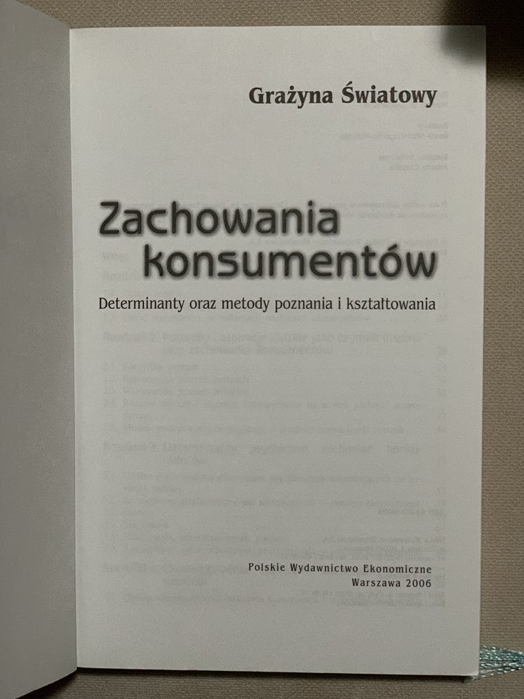 G. Światowy- Zachowania konsumentów