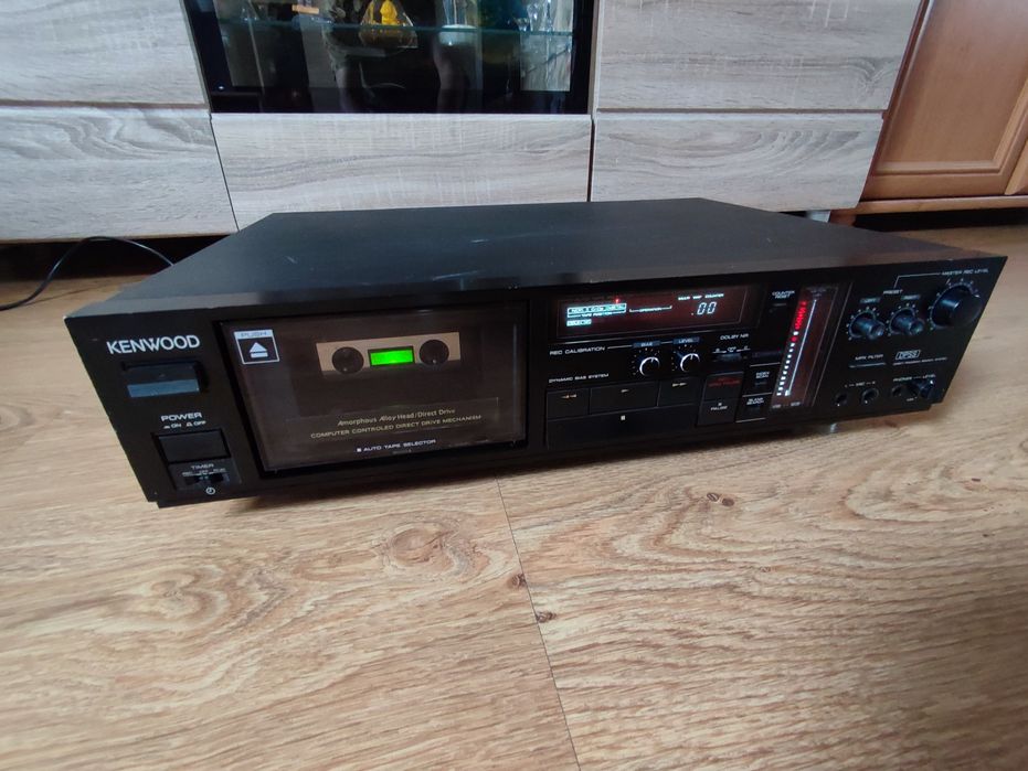 Magnetofon KENWOOD KX-880 G napęd bezpośredni, amorficzna głowica
