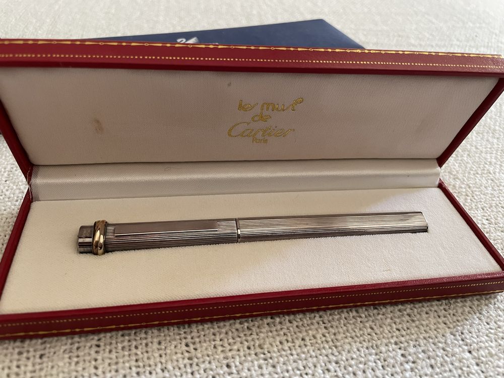 Caneta cartier prata